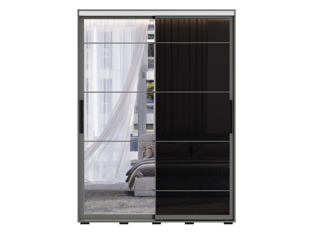Шкаф-купе Хьюго Серый